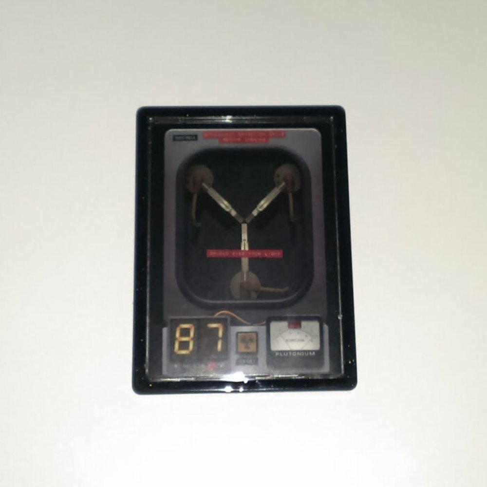 Back To The Future Flux Capacitor Magnet Framed with stand 4X3 inch - Picture 3 of 3